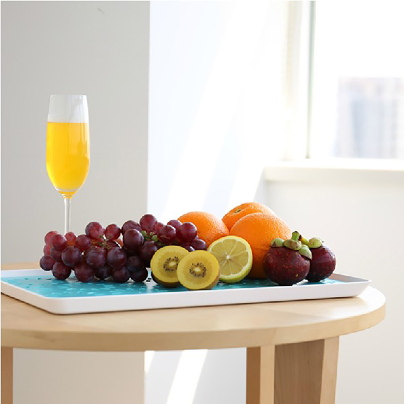 High quality Kitchen supplies Fashion tray Tea tray Household commodity Fruit tray Cup tray Storage Drain tray