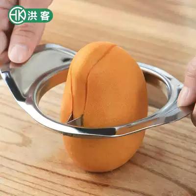 Hongke Mango cutter Fruit divider Mango cutter Nucleator Stainless steel slicer Peeling and peeling tool