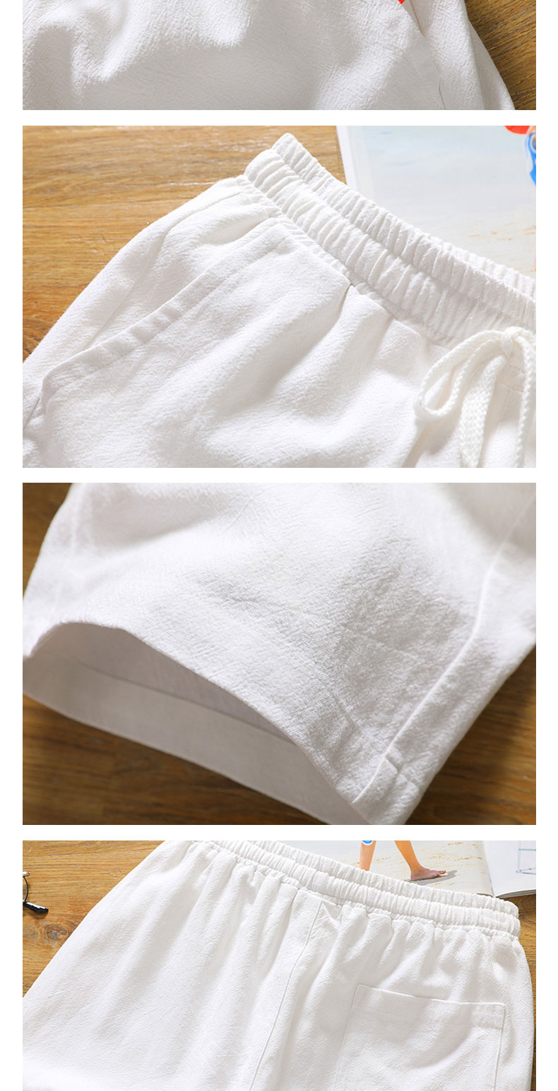 Quần short nam mùa hè cotton thể thao 5 năm quần bảy điểm quần âu nam lỏng bãi biển quần quần lớn triều