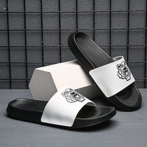 Slippers mens wave fashion outside wearing 2021 spring new 100 hitch I tugging individuality non-slip men outdoor cool slippers