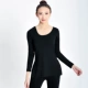 Сплит черный длинное рукав (однослой)