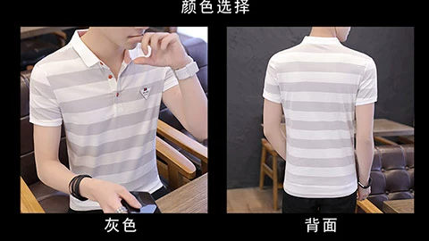 Mùa hè nóng nực nam ngắn tay áo thun cotton cơ sở POLO áo sơ mi nam nửa tay với cổ áo thun cổ chữ V