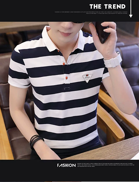 Mùa hè nóng nực nam ngắn tay áo thun cotton cơ sở POLO áo sơ mi nam nửa tay với cổ áo thun cổ chữ V Mẫu áo phông nam đẹp 2019