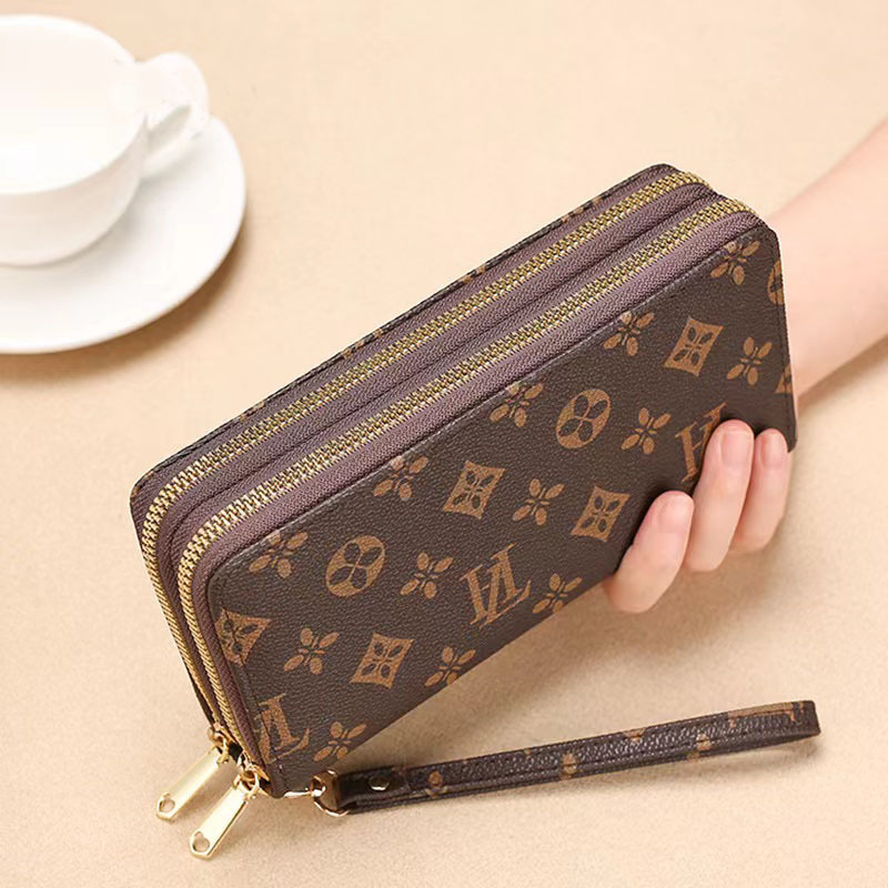 Women's Long Wallet, 2026 New Fashion Style, Double-Layer Zipper, Large Capacity Wallet for Women