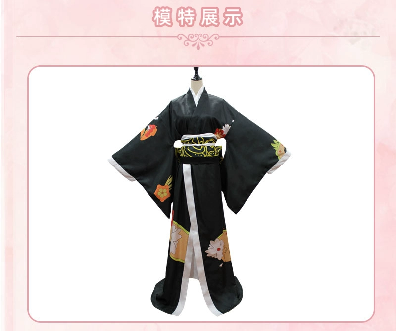 Demon Slayer anime thiết bị ngoại vi Onibutsuji Muzan cosplay kimono Oni King Muzan nữ COS phù hợp với