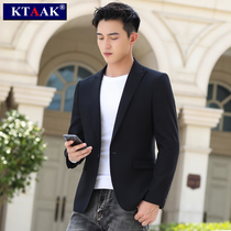  Mens casual suit suit slim Korean version of a single handsome small suit jacket Business formal spring and autumn tide top