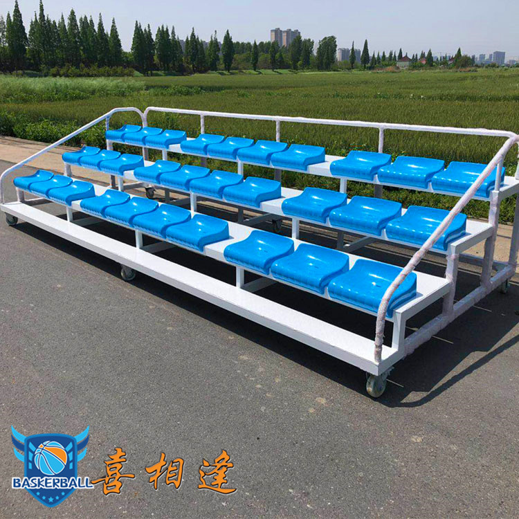 30 track and field venues mobile telescopic end referee table timing table stand electrostatic spray