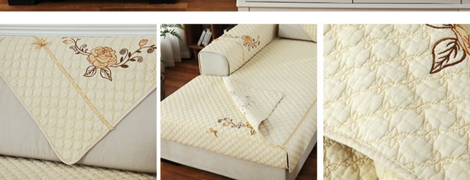 vải bông sofa đệm trượt bông đệm Four Seasons chung phòng khách nhỏ gọn kết hợp của bộ sofa gỗ rắn khăn che - Ghế đệm / đệm Sofa tấm trải ghế sofa mùa hè
