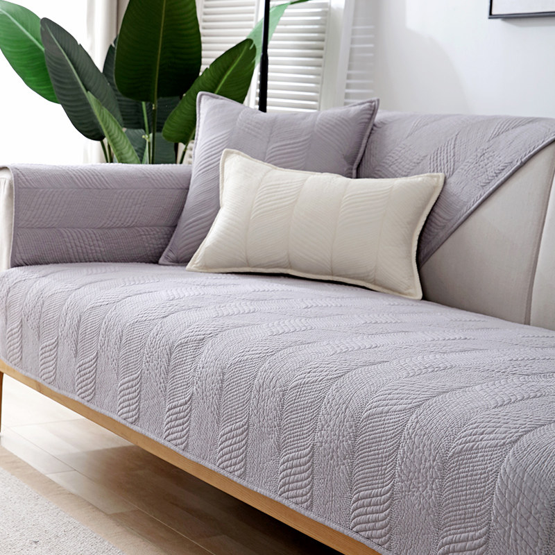 2024款纯棉沙发垫四季通用防滑全棉简约现代沙发套罩巾盖布坐垫子-Taobao
