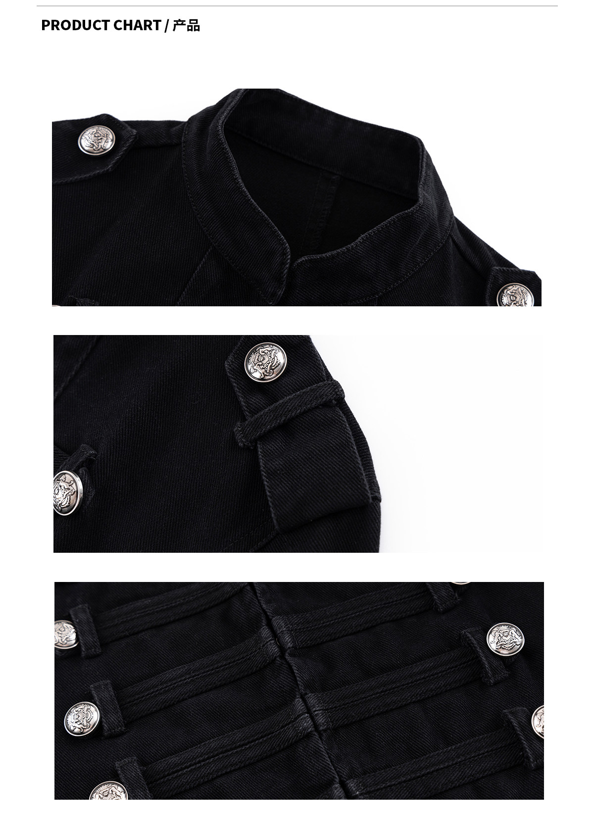 ARISEISM Retro Cropped Jacket