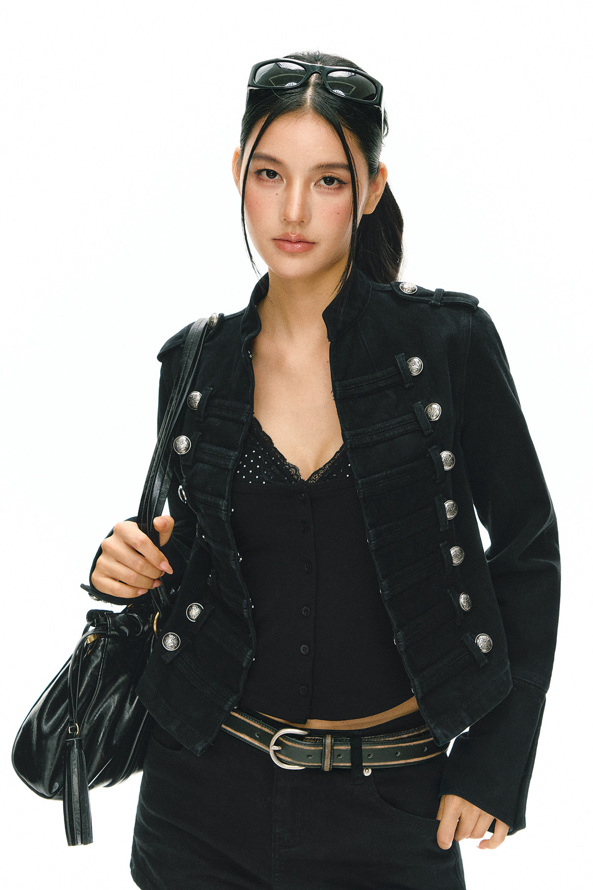 ARISEISM Retro Cropped Jacket