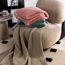 Sofa blanket high-end knitted cotton blanket nap office shawl leg cover single towel quilt blanket nap blanket