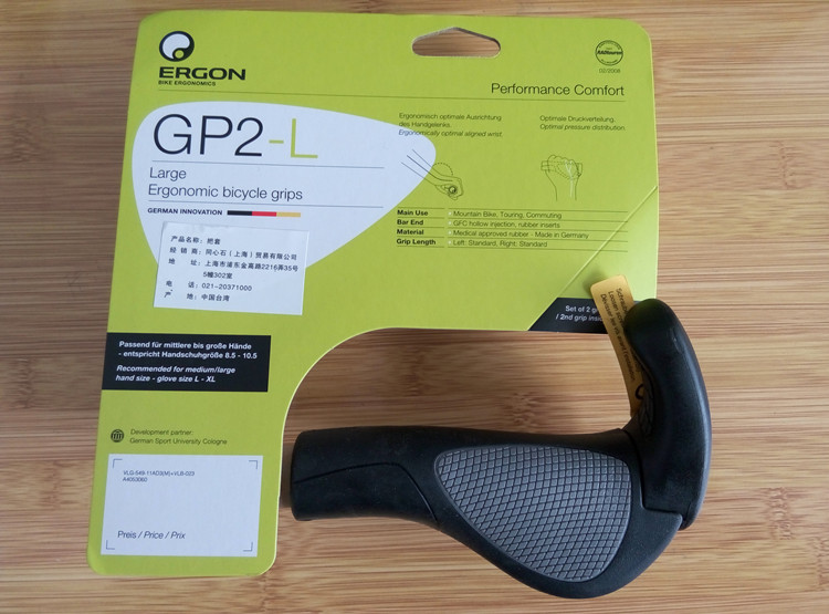 Poignées de vélo ERGON - Ref 2350869 Image 3