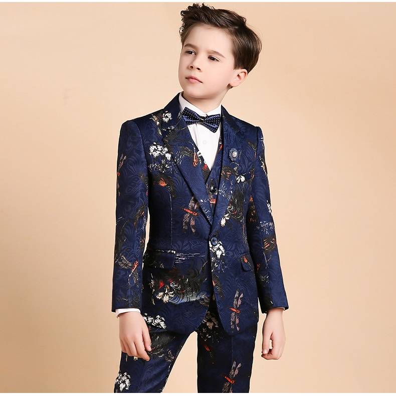Inmyopinion 2018 new boy catwalk dress hoa girl suit phù hợp với trang phục piano trang phục biểu diễn cho bé trai