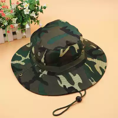 Sunscreen hat Men's wind-permeable brim hat mystery hat mountaineering simple and convenient fishing sea fishing wild hat summer seaside
