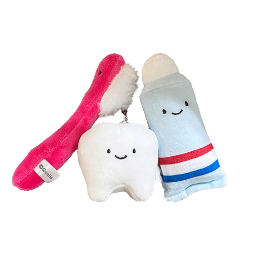 Брендовая мультяшная плюшевая зубная щетка, кукла для влюбленных, подвеска, креативная зубная паста, защита от кариеса