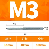 M3X40 Расширенная лезвия x100 Total Long (диаметр меча 3.1)