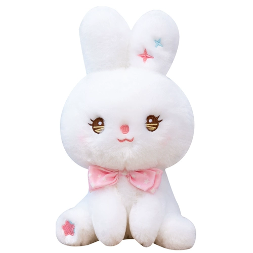 Плюшевый кролик, игрушка, тряпичная кукла, белый кролик