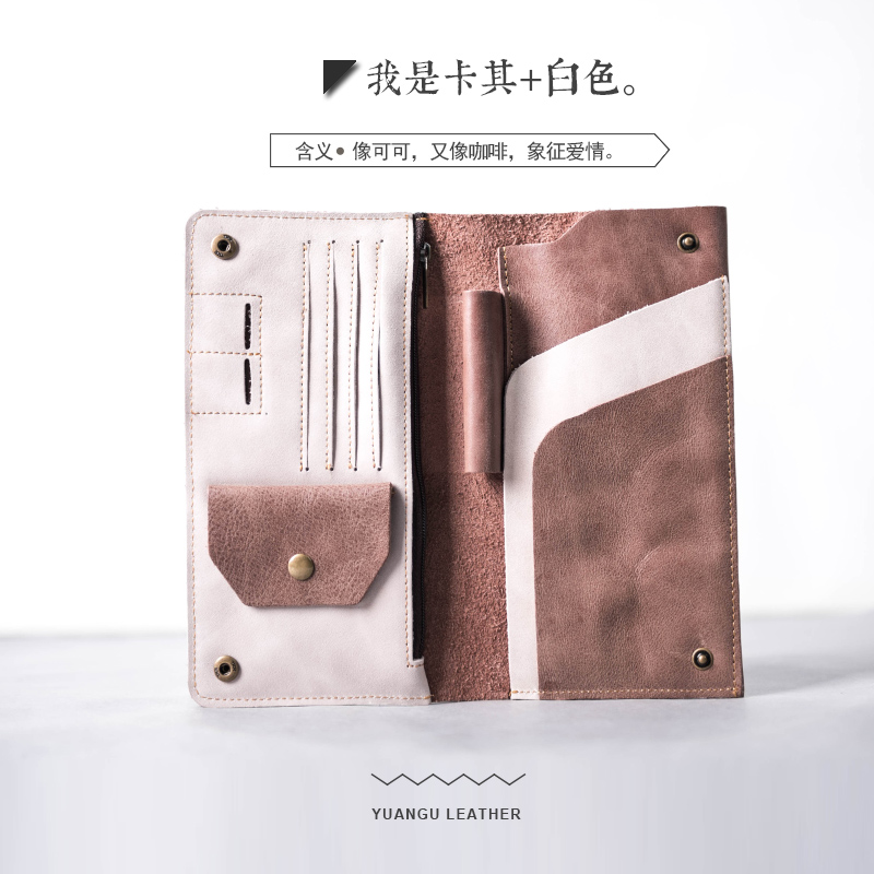 Châu âu và Hoa Kỳ retro tài liệu gói mềm head lớp da đơn giản gói thẻ du lịch hộ chiếu giữ da nam giới và phụ nữ ví túi điện thoại túi đeo chéo nữ mini
