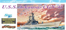 Veyron 7124 1:700 Cold War U.S. Virginia-class nuclear-powered cruiser USS Arkansas CGN-41