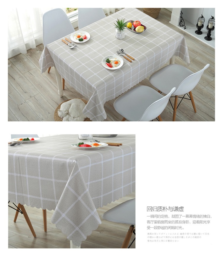 Khăn trải bàn không thấm nước, chống dầu, chống vảy, khăn trải bàn dùng một lần, PVC, bông, vải lanh, vải, bàn hình chữ nhật, thảm trải bàn khăn trải bàn trang trí