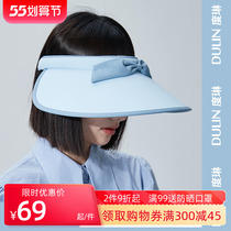 New air top sunscreen lady anti-UV fashion butterfly knot summer days shade full face The sun hat