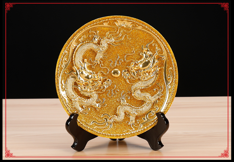 True sheng longfeng gold plate wedding gift to send friends girlfriends wedding gift xiamen paint line carve ceramic home furnishing articles
