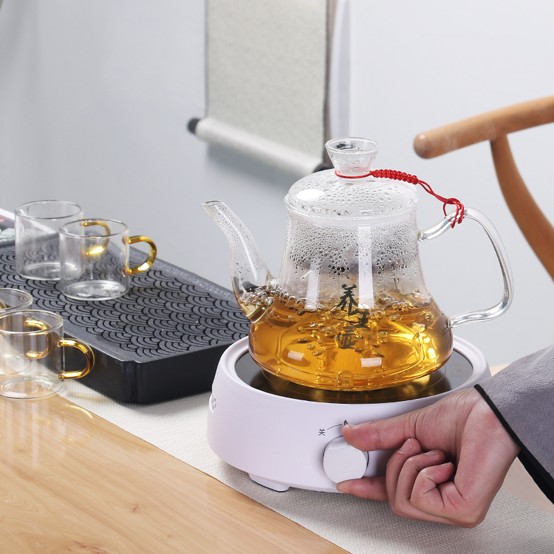 True sheng suit the electric TaoLu boiled tea, the Japanese heat - resistant glass home steamed small office glass teapot