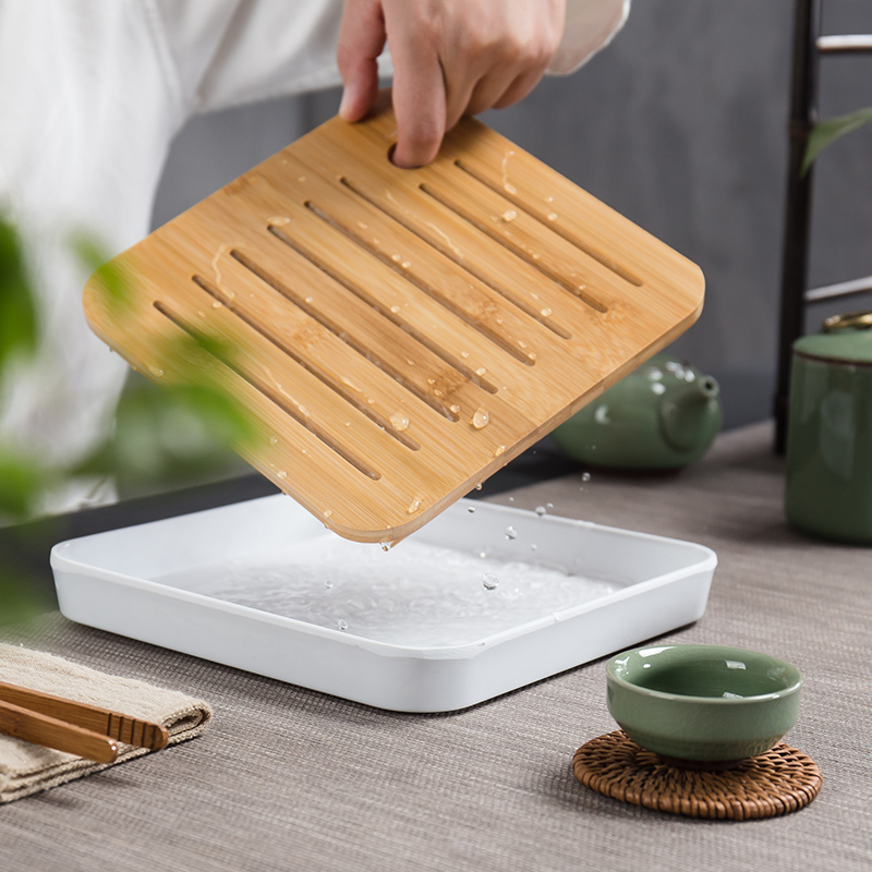 True sheng travel tea set suit portable package household contracted small Japanese ceramic cups elder brother kung fu tea set dry up