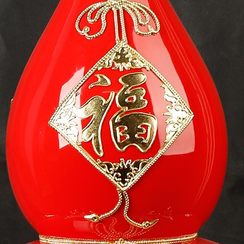 Really sheng paint line carve ssangyong offer f ceramics furnishing articles furnishing articles handicrafts gourd ferro, auspicious birthday birthday
