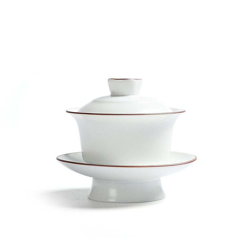 Really hold a complete set of white tea sets suit zen fat white kung fu tea set of white porcelain up with ceramics