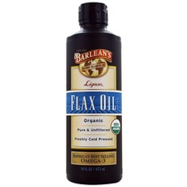 New date US Barleans Flax Oil has Machine linseed Oil containing lignan OMEGA473ml