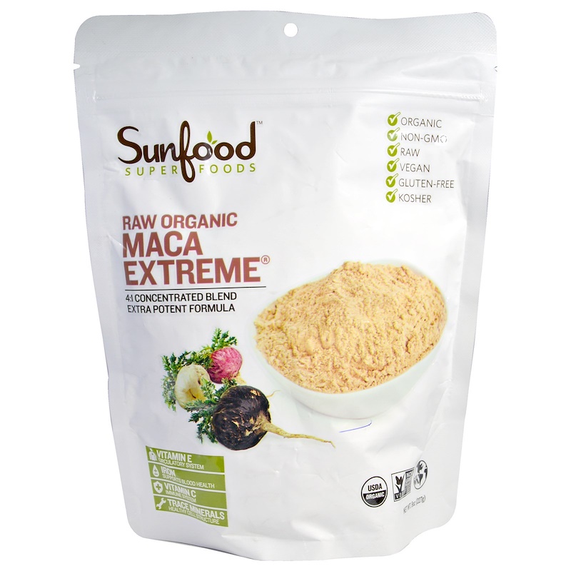 Spot US Sunfooood Marcafe powder Raw Organic Maca Extreme227