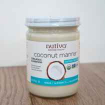 American raw keto bulletproof coffee Nutiva coconut bütter with organic coconut manna butter 425g