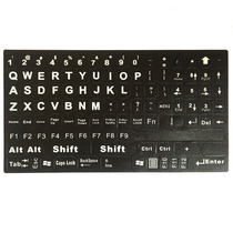 Large letter keyboard film thick large font desktop notebook frosted sticker English letter key sticker