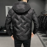 Мужской демисезонный пуховик, трендовая легкая и тонкая короткая мягкая толстовка с капюшоном, 2023, увеличенная толщина