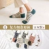 Vớ ni cô vớ nam thấp để giúp vớ cotton mùa hè khử mùi thấm mồ hôi bốn mùa thoáng khí miệng nông vớ vớ học sinh nam vớ - Vớ bông Vớ bông