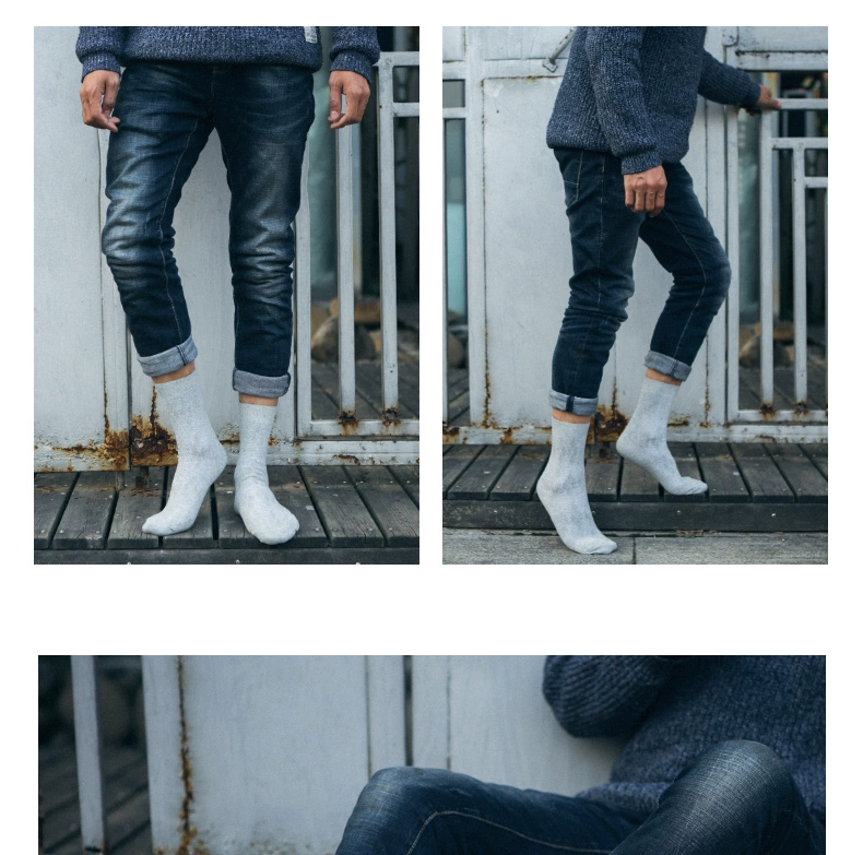Vớ ni cô vớ nam ống cotton bốn mùa vớ nam thoáng khí mùa thu và mùa đông kinh doanh vớ vớ nam