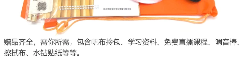 Hàng dài ống mỏng sợi carbon 22 ống G điều chỉnh giai điệu cho người mới bắt đầu chơi giao diện ABS hàng nhạc cụ Xiao - Nhạc cụ dân tộc