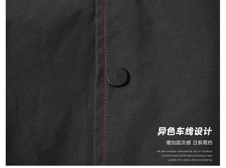 Port 奕 飏 màu áo gió nam mùa thu và mùa đông Quần áo bóng chày Nhật Bản quần áo nam mùa đông dày cotton quần áo phi công áo khoác thủy triều áo khoác jean nam