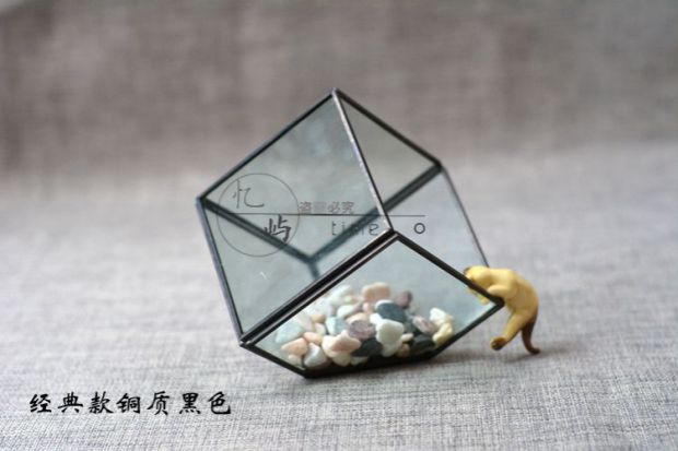 Sáng tạo hình học bao gồm kính phòng hoa vi cảnh quan chậu hoa chậu vĩnh cửu bình tráng miệng hộp đạo cụ dụng cụ trang trí - Vase / Bồn hoa & Kệ chậu treo trồng cây