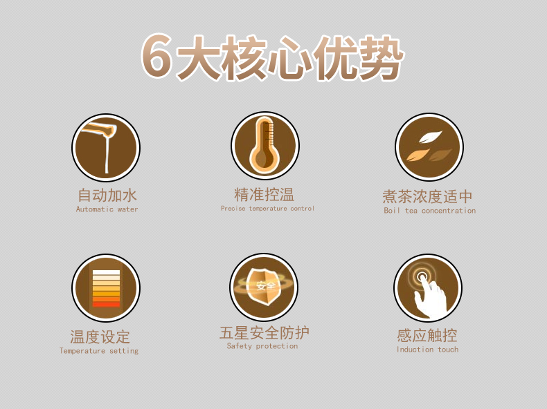 ấm siêu tốc masuto Hoàn toàn tự động loại nước suối đáy ấm đun nước điện nhúng bàn trà bàn trà bàn cà phê nước thông minh bếp điện từ - ấm đun nước điện ấm siêu tốc mini 0.3 lít