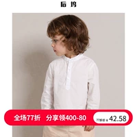 Áo 3 cho bé áo chống nắng cotton trắng 2019 hè mới cho bé mặc áo chống muỗi 1-6 tuổi - Áo sơ mi shop quần áo trẻ em