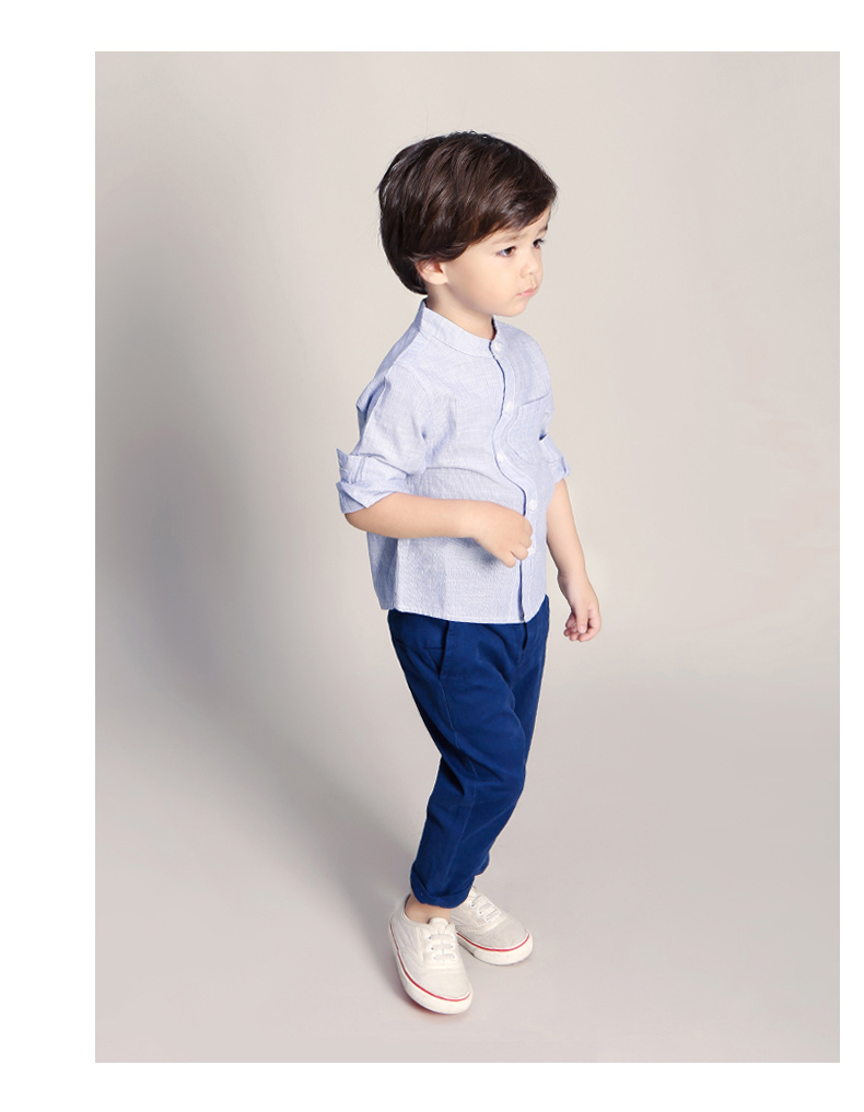 Chemise garcon à manche longue - Ref 2081798 Image 19