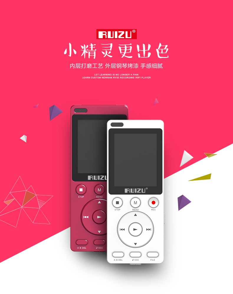 Sharp K11 mp3 mp4 Nghe tiếng Anh Trình nghe tiếng Anh Sinh viên lặp lại Hỗ trợ ghi âm bằng giọng nói A-B lặp lại phát lại 8 cấp tốc độ biến đổi thẻ Walkman chèn MP5 - Máy nghe nhạc mp3 máy nghe nhạc sony a55
