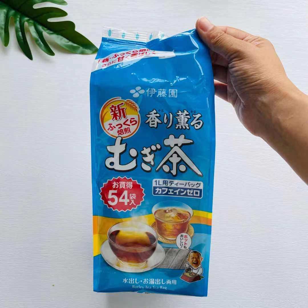Recommended Japanese local Ito Garden barley tea baking type cold bubble hot bubble can be 54 bags into 432g