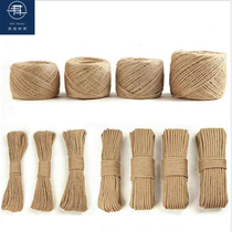 Branch clothes pole hanging hemp rope diy handmade rope natural thick and thin hemp rope craft decoration binding rope