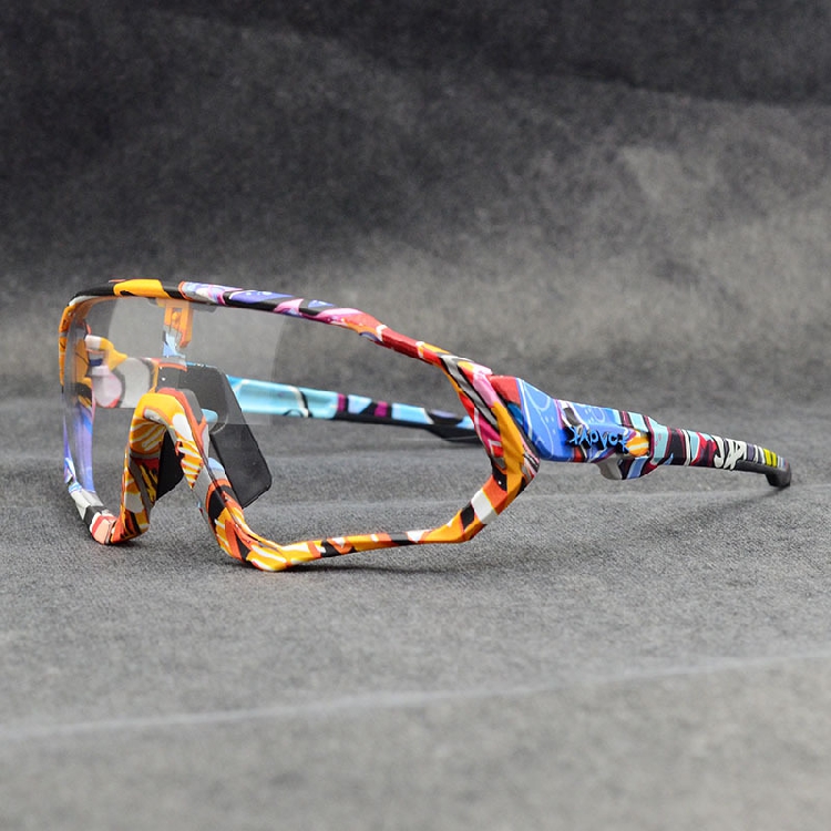 kapvoe riding glasses KE9408 myopia discoloration men and women bike sports outdoor riding sunglasses