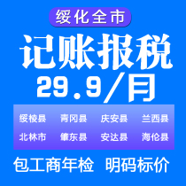 黑龙江哈尔滨公司代理记账报税代做0零申报会计齐齐哈尔大庆伊春