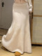 Milaad Style Thickened Half-Skirt Women's Fashion 2025 New Autumn and Winter Thickened Fishtail Skirt Super Beautiful A-Line Long Skirt